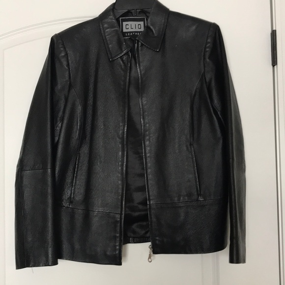 leather zip front jacket. Excellent condition - Picture 1 of 1